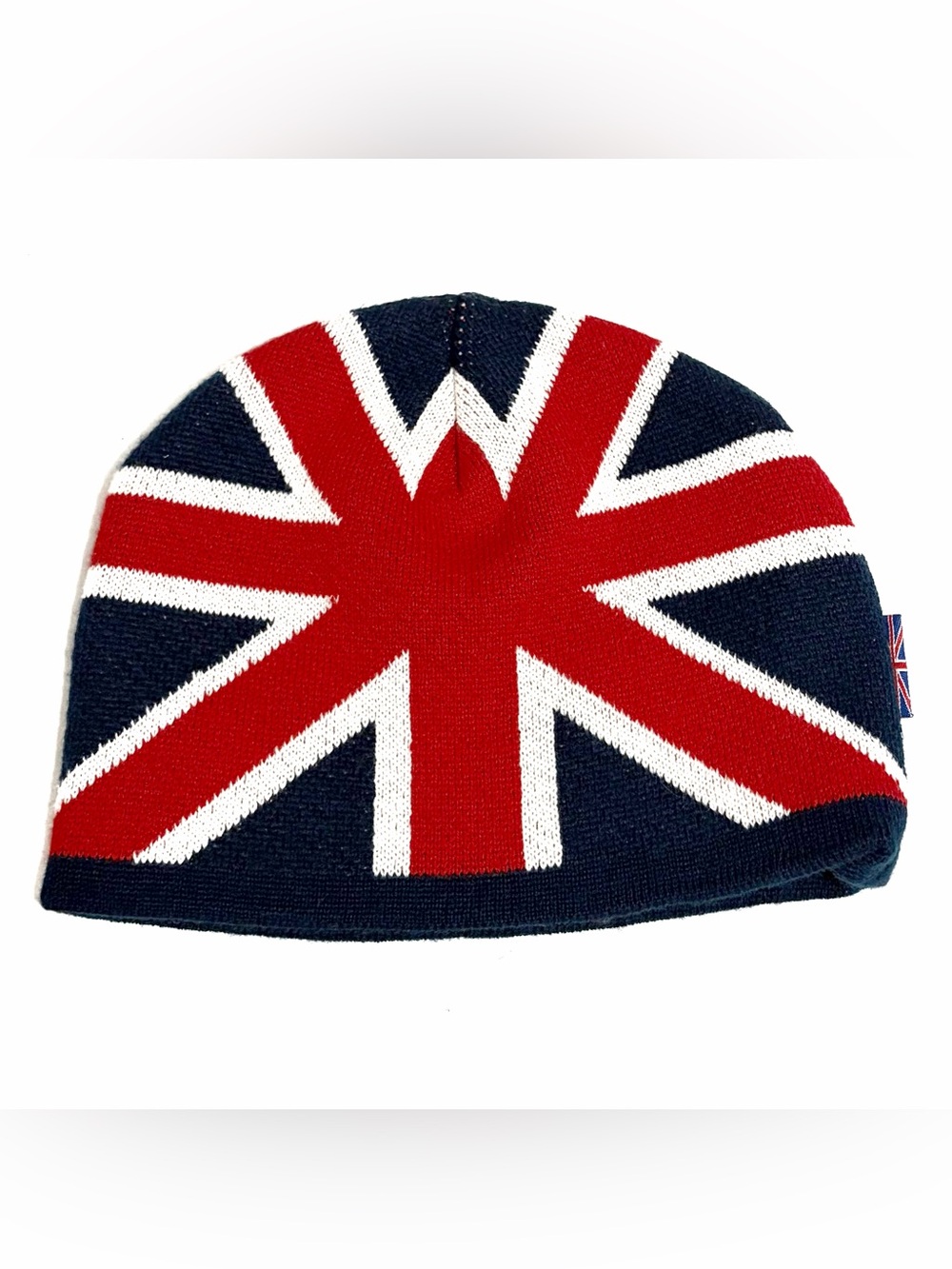 Union Jack Knit Beanie Hat